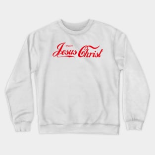 Jesus Christ - Coca Cola Style Crewneck Sweatshirt